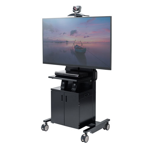 CR-PL39BK / 32～65型対応テレビ会議用ディスプレイスタンド