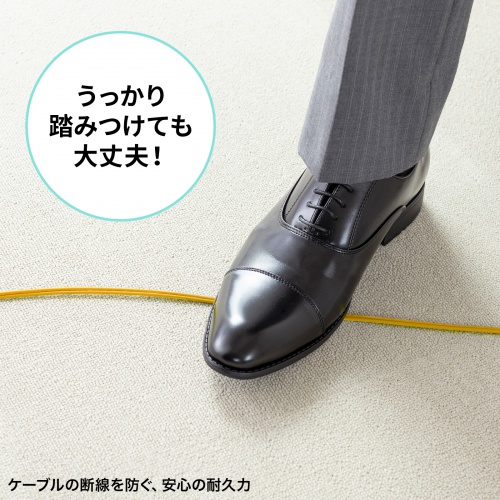 HKB-HLCLC1-05 / 補強メガネ型光ファイバケーブル（シングルモード、LC×2-LC×2、5m）