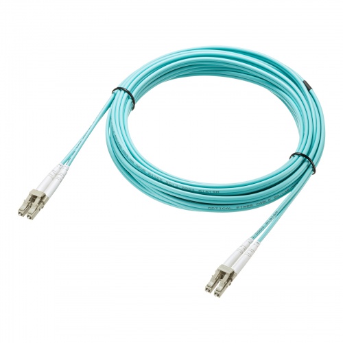 HKB-HOM3LCLC-01 / 補強メガネ型光ファイバケーブル（マルチOM3、LC×2-LC×2、1m）