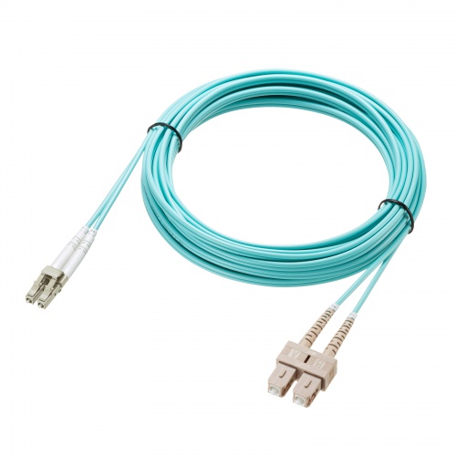 HKB-HOM3LCSC-10 / 補強メガネ型光ファイバケーブル（マルチOM3、LC×2-SC×2、10m）