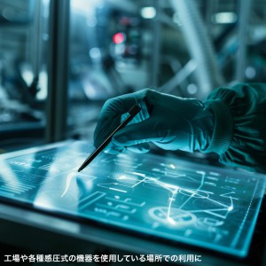 工場や現場の感圧式機器に最適液晶を傷つけにくい樹脂チップ採用の入力ペンを発売