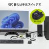 SW-KVM2WHUUS / 4K対応HDMIパソコン切替器（エミュレーション非搭載・手元スイッチ付き）