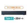 USB-2THCS20N / USB2.0 Type-C 20ポートハブ