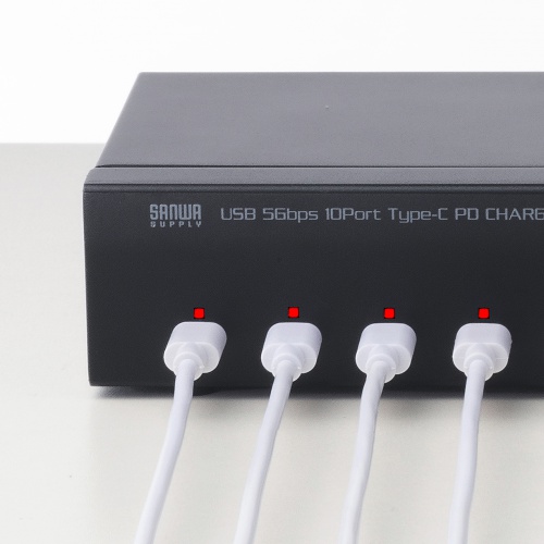 USB-5TCPS10 / USB 5Gbps Type-C 10ポートハブ