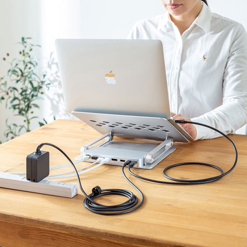 USB-CVDK9STN / USB Type-Cドッキングステーション（スタンド付き）